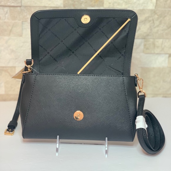 Michael Kors Bag JSI MD Conv Chn Pouchtte Black - Picture 5 of 16